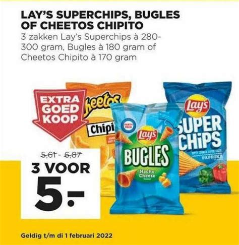 Lay S Superchips Bugles Of Cheetos Chipito Aanbieding Bij Jumbo