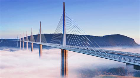 Viaduc de Millau, Aveyron, France, [1920x1080] : r/ArchitecturePorn