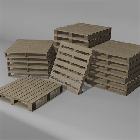 3d Model Wooden Pallets Turbosquid 2039768