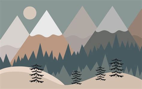 Mountain Wallpaper for Nursery Nursery Wallpaper Peel and Stick ...