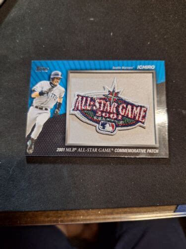 Topps Commemorative Patch Ichiro Suzuki Seattle Mariners All