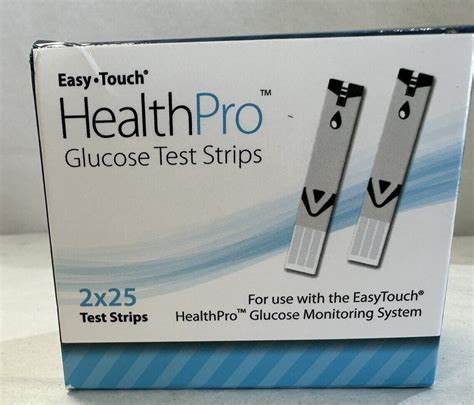 Easytouch Glucose Test Strips Count Use With Easy Touch And