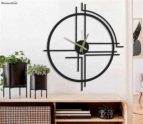 Buy Minimalist Analog Metal Wall Clock Online in India at Best Price ...