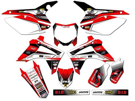 Honda Crf R Graphics Kit Decals Deco Stickers Crf R