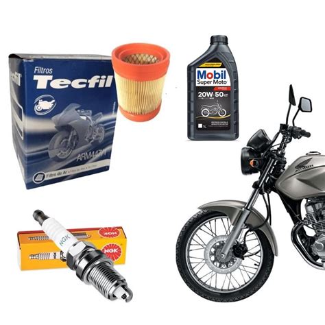 Kit Filtro De Ar Tecfil Vela Ngk Oleo Mobil W Mineral Cg Sport