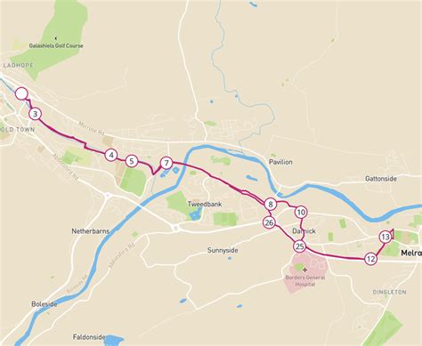 Gala Melrose Cycle Galashiels Heartland Of The Borders