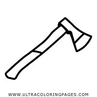 Dibujo De Hacha Para Colorear Ultra Coloring Pages