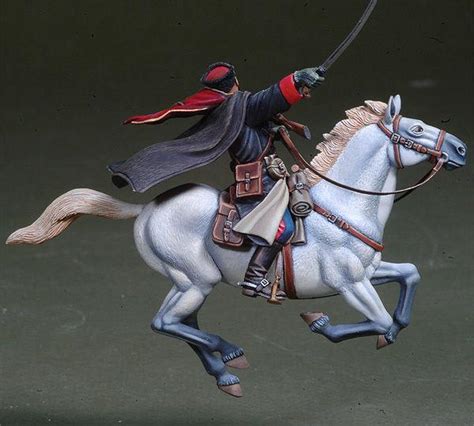 1 35 Scale Resin Model Kit Wwii Russian Cossack Cavalry W Sabre