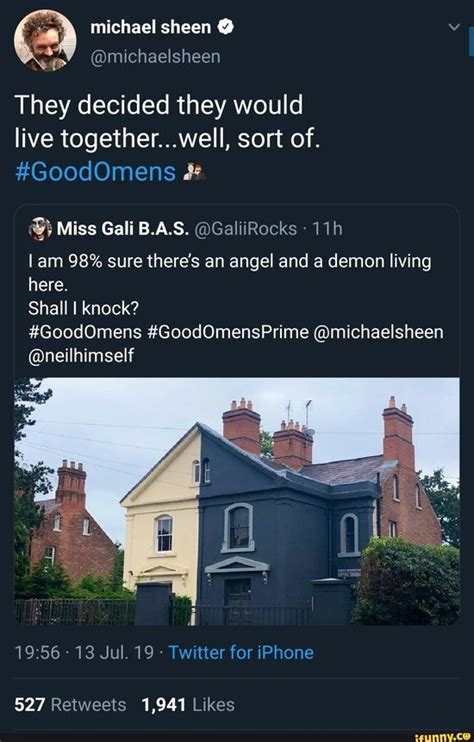 Surprise Good Omens Book Angels And Demons Cute Gay