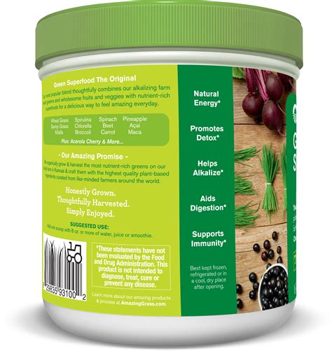 Amazing Grass Green Superfood Powder Nutrition Facts Besto Blog