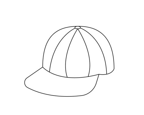 Sun Hat Coloring Page Sketch Coloring Page