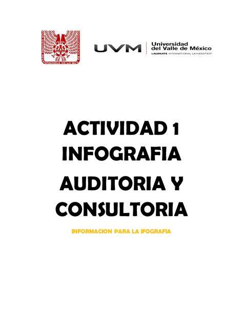 A1 Infografia Auditoria Y Consultoria ACTIVIDAD 1 INFOGRAFIA