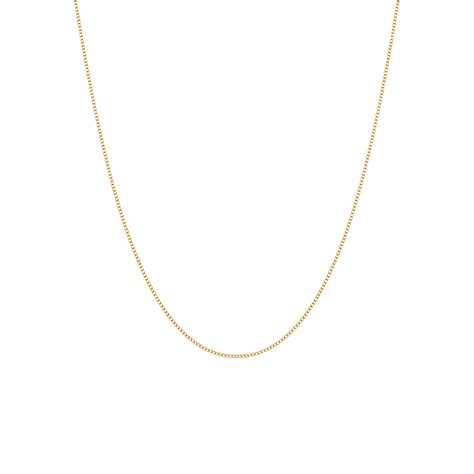 Stalen Goldplated Ketting Gourmet 1mm Lucardi NL