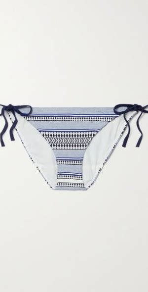 LEMLEM Neela Stretch Jacquard Bikini Briefs