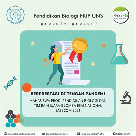 BERPRESTASI DI TENGAH PANDEMI MAHASISWA PRODI PENDIDIKAN BIOLOGI DAN