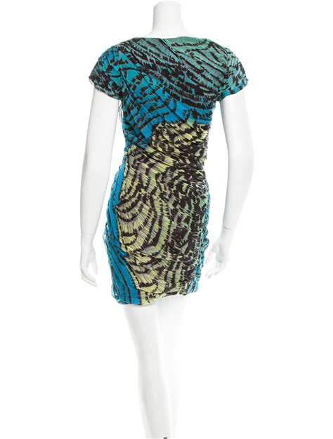 Diane Von Furstenberg Ruched Silk Dress Clothing Wdi55535 The