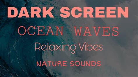 Ocean Sounds For Deep Sleep Black Screen 8 Hours Ocean Waves Sounds