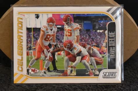 Travis Kelce Panini Score Celebration Kansas City Chiefs