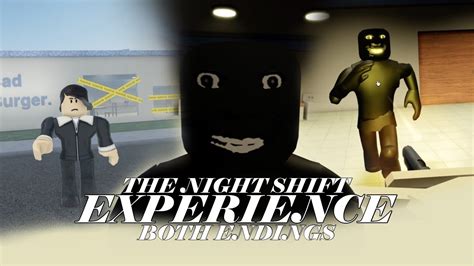 Roblox The Night Shift Experience Both Endings Walkthrough Youtube