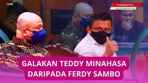 Teddy Minahasa Lebih Arogan Dari Ferdy Sambo Mataberitadotnet Youtube