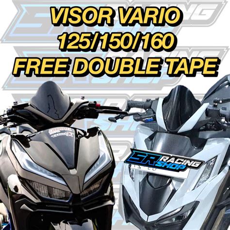 Jual VISOR VARIO 125 150 160 NEW WINDSHIELD VARIO 125 150 160 ALL NEW