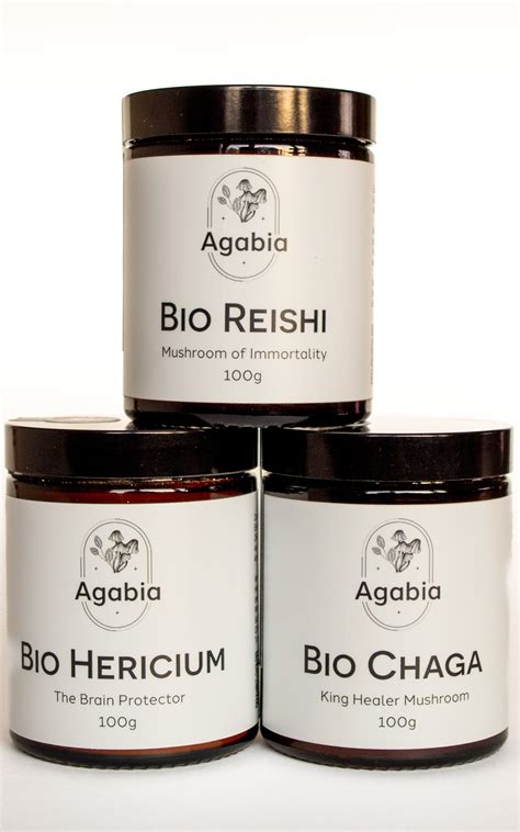 Mushroom Defence Bundle Chaga Reishi And Hericium Agabia