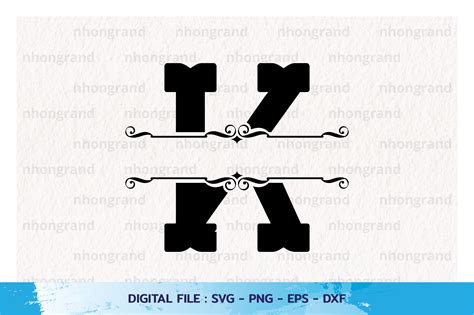 Monogram Alphabet K Vintage Svg Graphic by nhongrand · Creative Fabrica