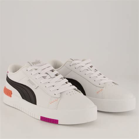 T Nis Puma Jada Bdp Feminino Branco E Rosa Futfanatics