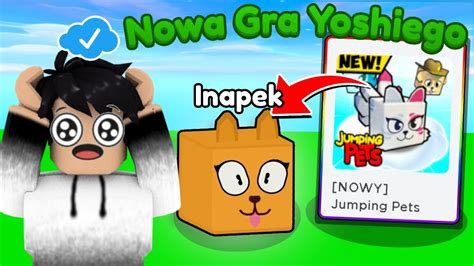 LEPSZE PET SIMULATOR X NOWA GRA YoshihitoMayo JUMPING PETS SIMULATOR