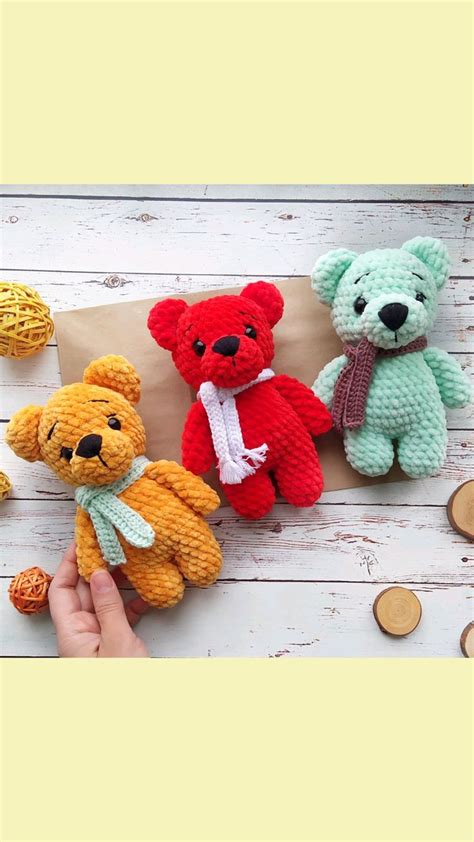 Pin on Crochet Teddy Bear amigurumi ideas