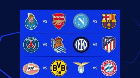 Jadwal Dan Drawing 8 Besar Liga Champions Tidak Ada Undian Laga Tak