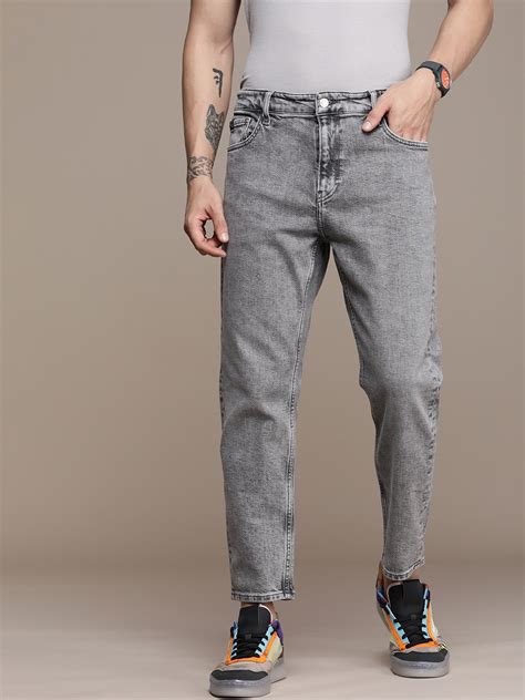 Buy Calvin Klein Jeans Men Grey Relaxed Fit Stretchable Dad Jeans Jeans For Men 16409230 Myntra