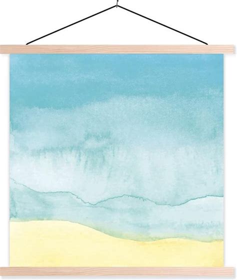 Porte Affiche Avec Affiche Affiche Scolaire Plage Mer Aquarelle