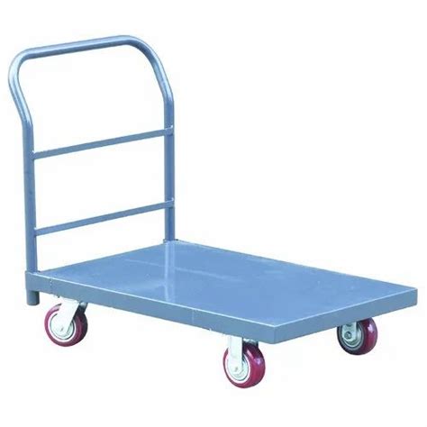 Mild Steel Industrial Platform Trolley At Rs Piece Industrial