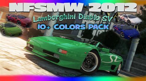 NFSMods Lamborghini Diablo SV Color Pack