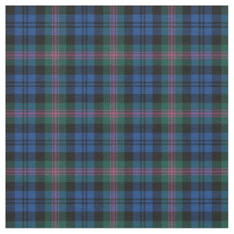 Clan Baird Tartan Fabric | Zazzle