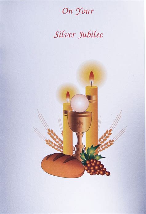 Silver Jubilee Religious Cards Sj33 Pack Of 12 3 Designs