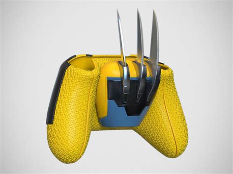 Custom Wolverine Xbox Controller Case Cover By 3o3D: It Has Claws!