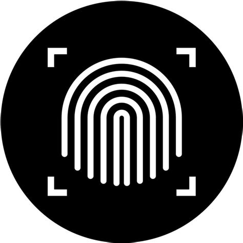 Premium Vector Fingerprint Scanner Icon Style