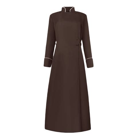 Womens Cassock Choir Cassock Minister Robe Clergy Pulpit Liturgical Church Robe Solid Long