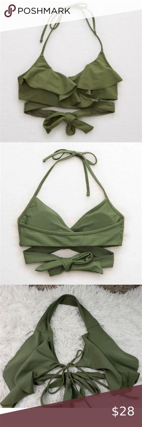 Aerie Bikini Top In Wrap Bikini Top Wrap Bikini Bikini Tops