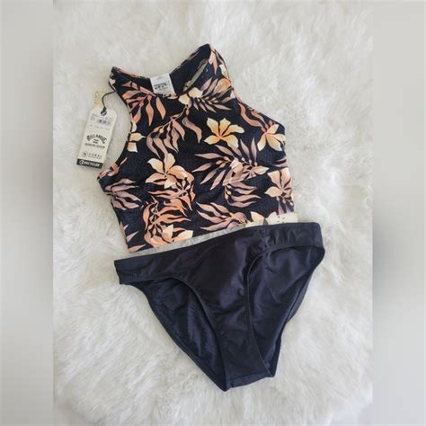 Billabong Swim Billabong Tank Bikini Top And Lowrider Bottoms Size
