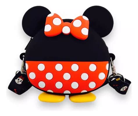 Bolsa Infantil De Silicone Mickey E Minnie Disney Bag Frete Gr Tis