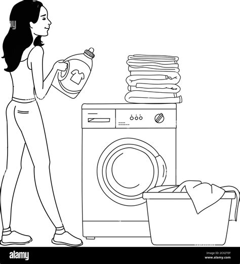 Washing Machine Clip Art Black And White