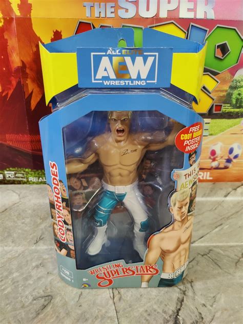 Aew Unmatched Cody Rhodes Series Ljn Style Wrestling Action Figure