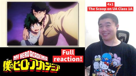 The Scoop On UA Class 1A My Hero Academia Season 4 Episode 1 Full