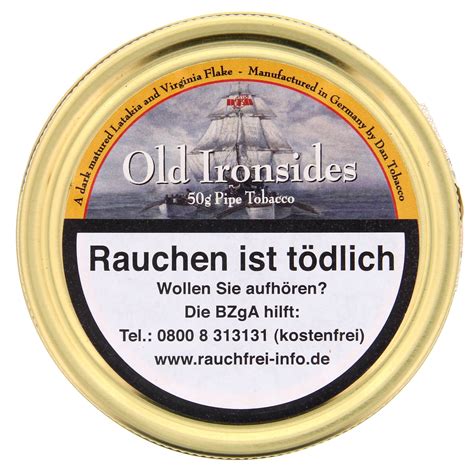 Dan Tobacco DTM Pfeifentabak Old Ironsides 50g Dose Cigarworld De