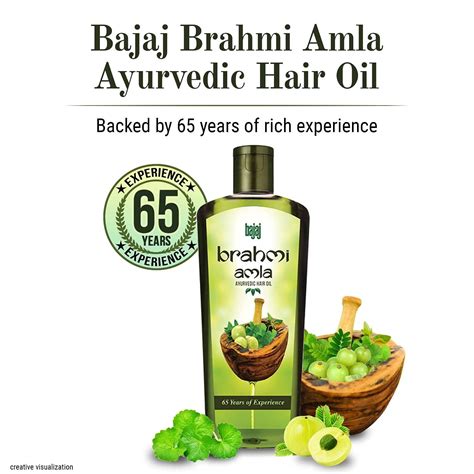 Bajaj Brahmi Amla Hair Oil 400ml Enriched With Ayurvedic Brahmi