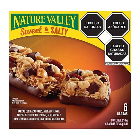 Barras De Granola Nature Valley Sweet And Salty Chocolate Pzas