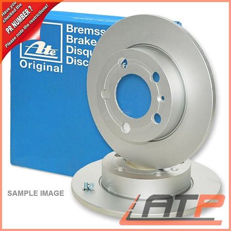 GENUINE ATE BRAKE DISCS CERAMIC PADS FRONT VENTED Ø260 FOR OPEL